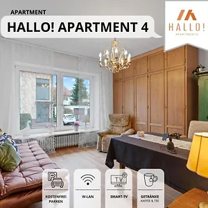 Apartment Tolle Zweiraum-ferienwohnung In Bester Lage L Innenstadtnähe L 1 Minute Zum Bahnhof L Tv L Free-wlan L Willkommen Im Hallo!-apartment 4, Bad Wörishofen